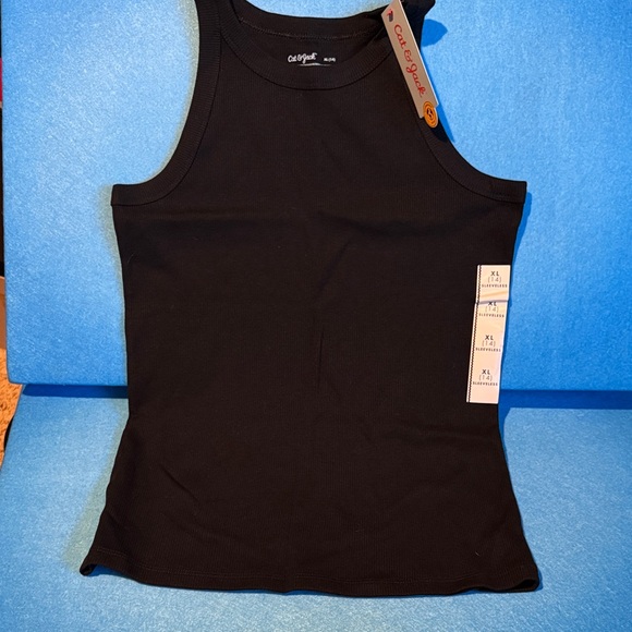 Cat & Jack Black Tank Top - Picture 1 of 6